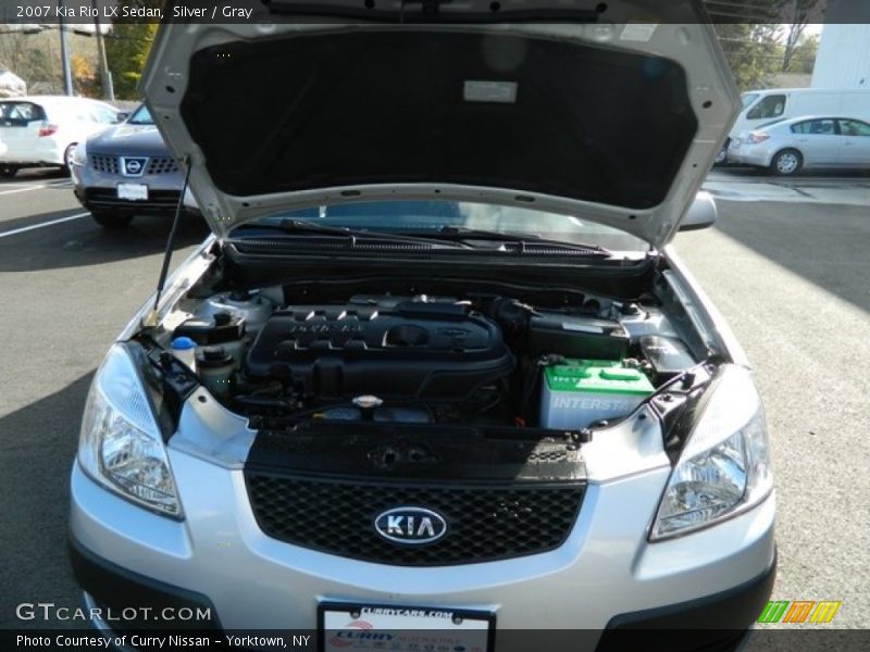 Silver / Gray 2007 Kia Rio LX Sedan