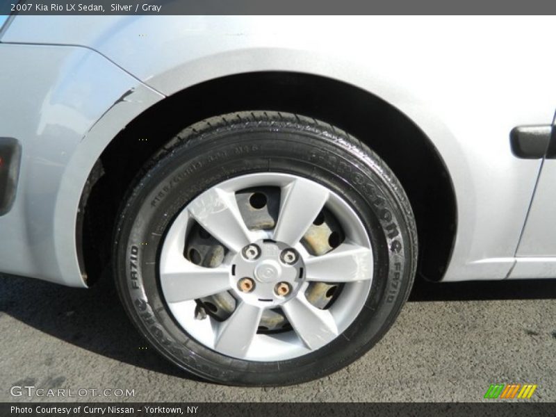 Silver / Gray 2007 Kia Rio LX Sedan
