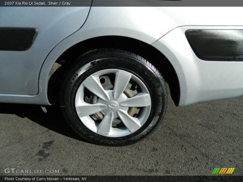 Silver / Gray 2007 Kia Rio LX Sedan