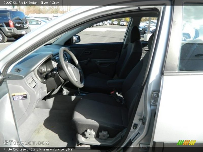 Silver / Gray 2007 Kia Rio LX Sedan