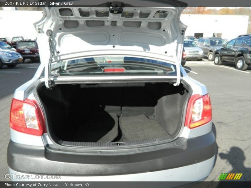 Silver / Gray 2007 Kia Rio LX Sedan