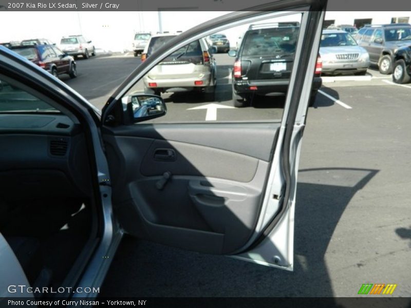 Silver / Gray 2007 Kia Rio LX Sedan