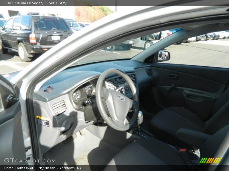 Silver / Gray 2007 Kia Rio LX Sedan