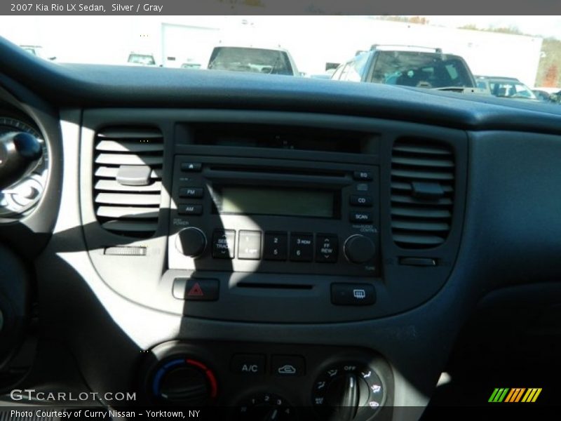 Silver / Gray 2007 Kia Rio LX Sedan