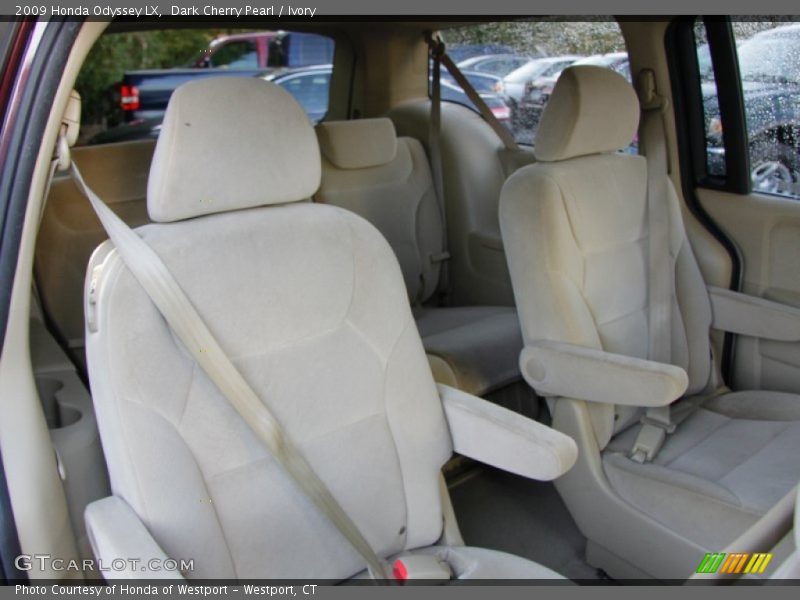 Dark Cherry Pearl / Ivory 2009 Honda Odyssey LX