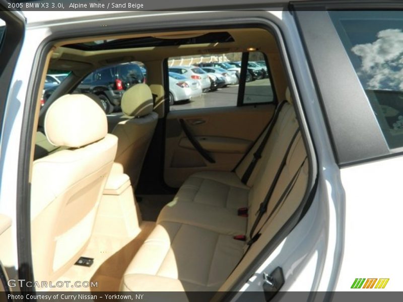 Alpine White / Sand Beige 2005 BMW X3 3.0i