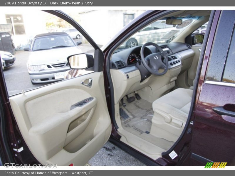 Dark Cherry Pearl / Ivory 2009 Honda Odyssey LX