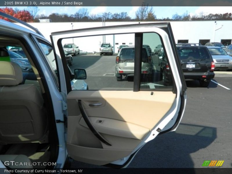 Alpine White / Sand Beige 2005 BMW X3 3.0i
