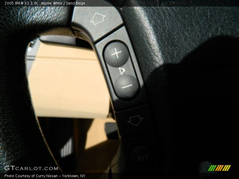 Alpine White / Sand Beige 2005 BMW X3 3.0i