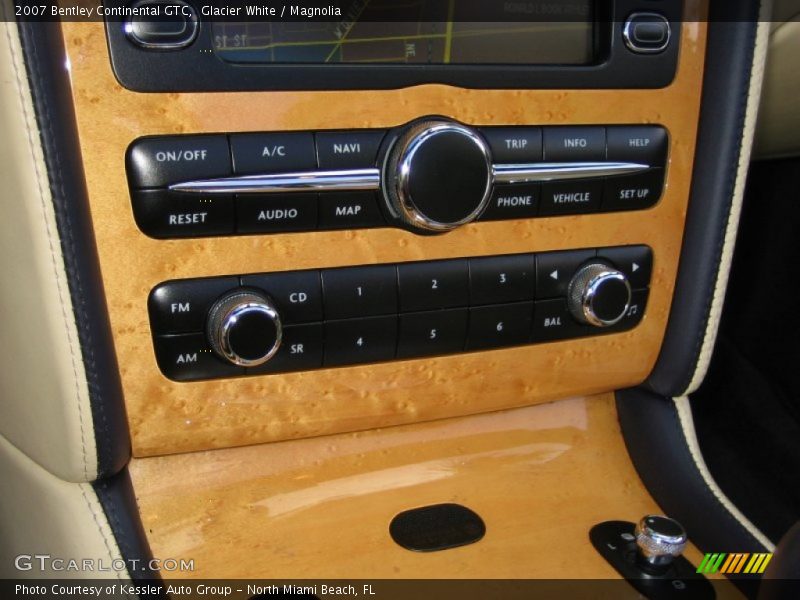 Controls of 2007 Continental GTC 