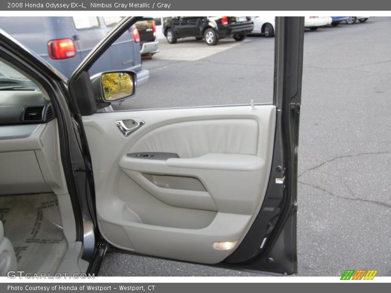 Nimbus Gray Metallic / Gray 2008 Honda Odyssey EX-L