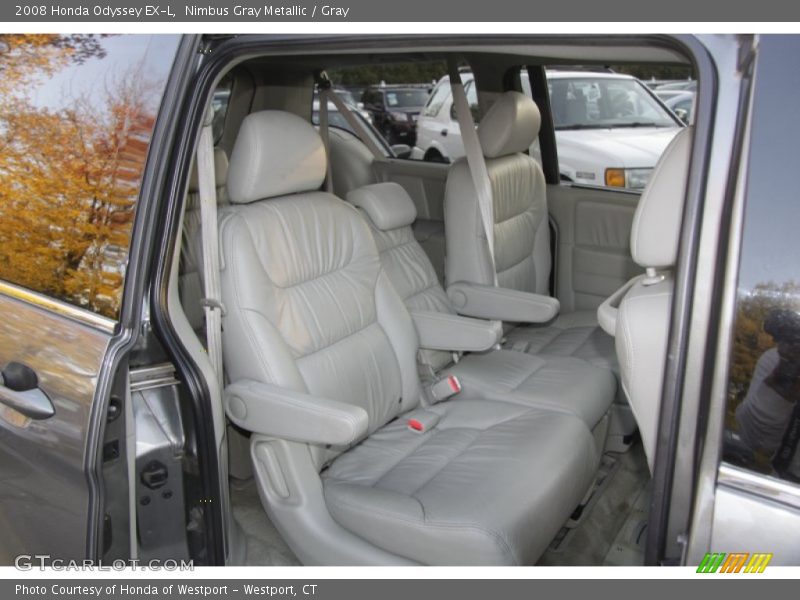 Nimbus Gray Metallic / Gray 2008 Honda Odyssey EX-L