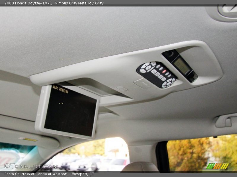 Nimbus Gray Metallic / Gray 2008 Honda Odyssey EX-L
