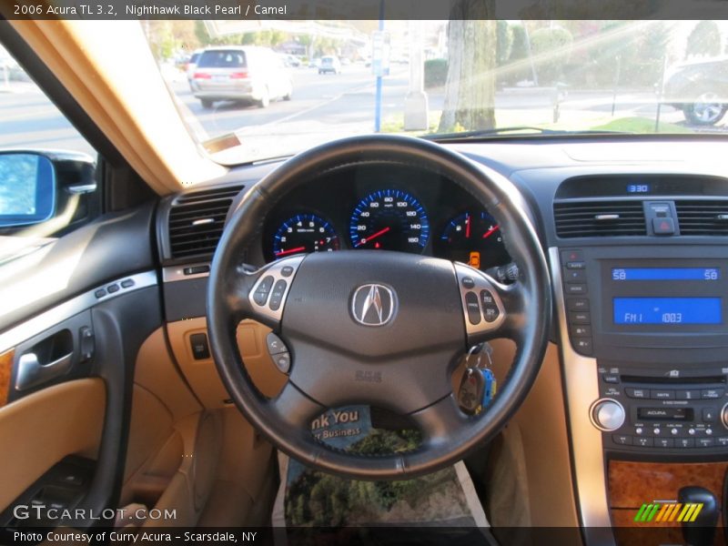 Nighthawk Black Pearl / Camel 2006 Acura TL 3.2