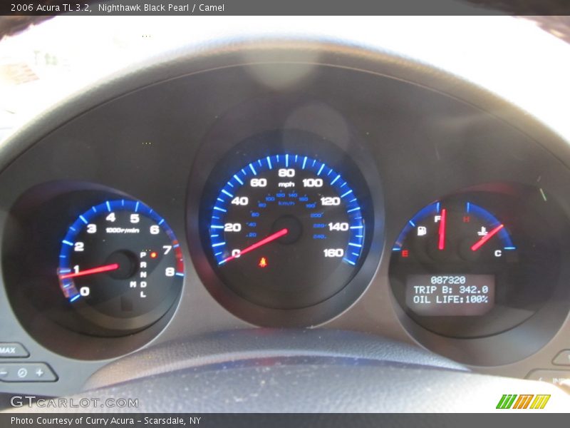 Nighthawk Black Pearl / Camel 2006 Acura TL 3.2