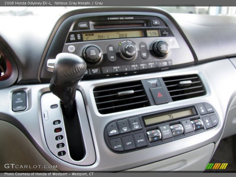 Nimbus Gray Metallic / Gray 2008 Honda Odyssey EX-L