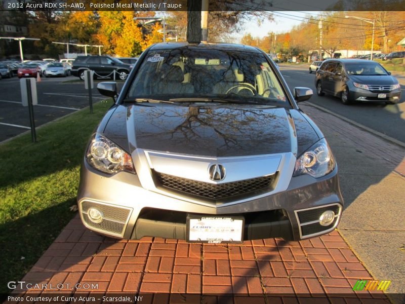 Polished Metal Metallic / Taupe 2012 Acura RDX SH-AWD