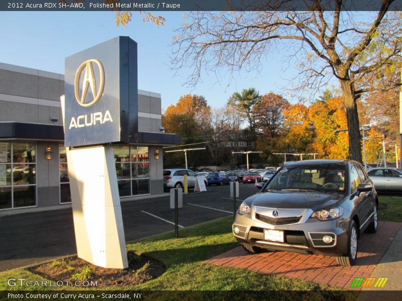 Polished Metal Metallic / Taupe 2012 Acura RDX SH-AWD