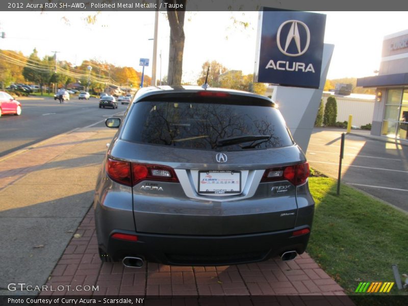 Polished Metal Metallic / Taupe 2012 Acura RDX SH-AWD