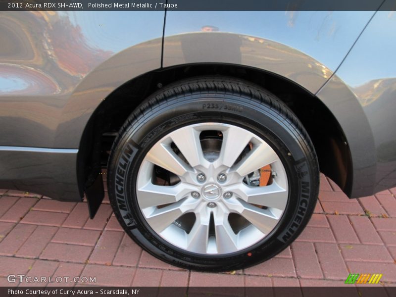Polished Metal Metallic / Taupe 2012 Acura RDX SH-AWD