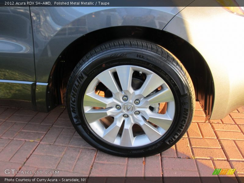 Polished Metal Metallic / Taupe 2012 Acura RDX SH-AWD