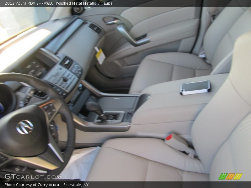 Polished Metal Metallic / Taupe 2012 Acura RDX SH-AWD