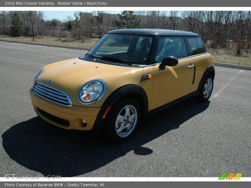 Mellow Yellow / Black/Grey 2009 Mini Cooper Hardtop