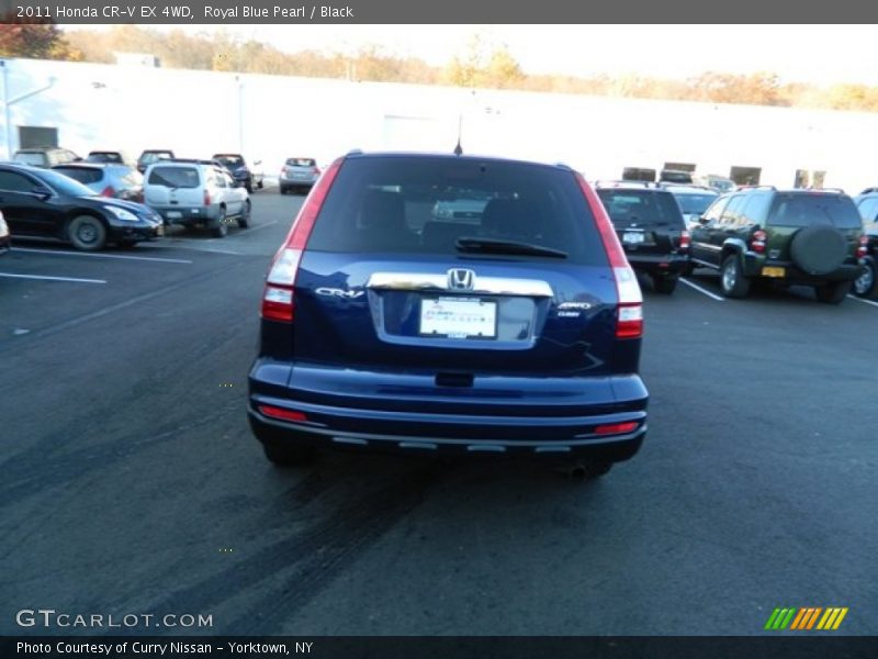Royal Blue Pearl / Black 2011 Honda CR-V EX 4WD