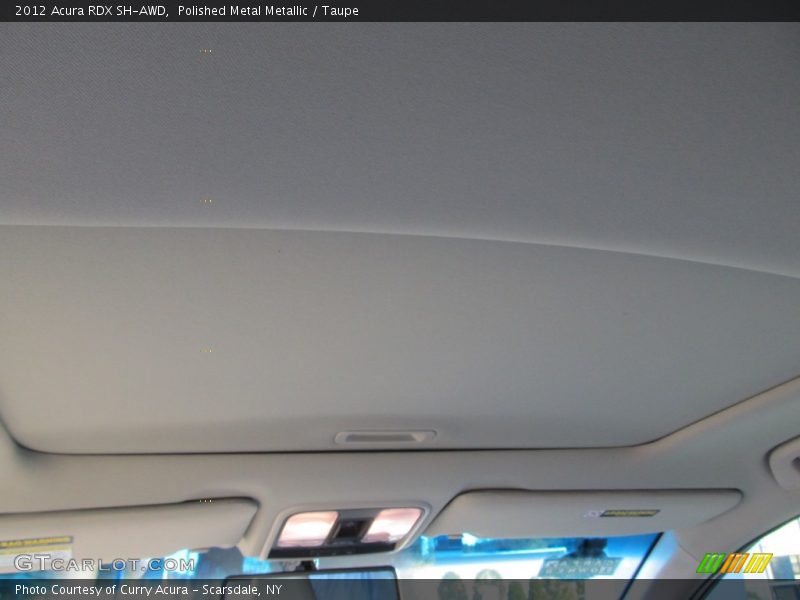 Polished Metal Metallic / Taupe 2012 Acura RDX SH-AWD