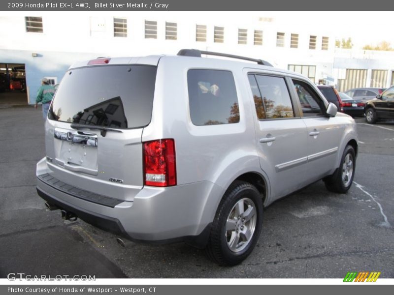 Billet Silver Metallic / Gray 2009 Honda Pilot EX-L 4WD