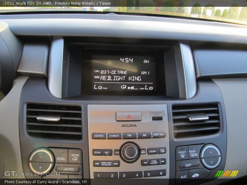 Controls of 2012 RDX SH-AWD