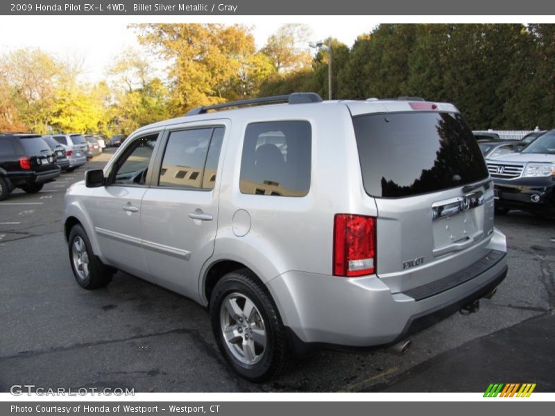 Billet Silver Metallic / Gray 2009 Honda Pilot EX-L 4WD