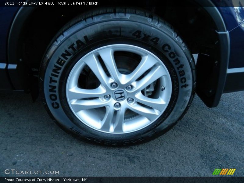 Royal Blue Pearl / Black 2011 Honda CR-V EX 4WD