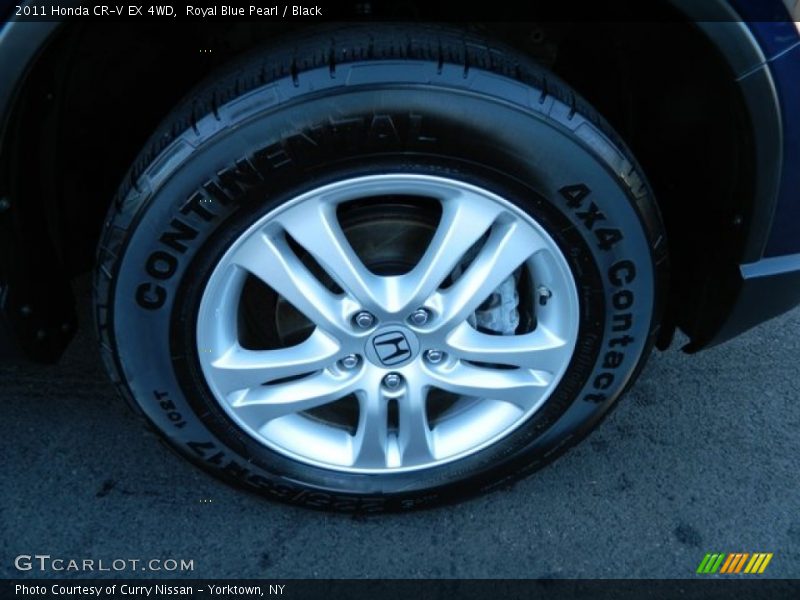 Royal Blue Pearl / Black 2011 Honda CR-V EX 4WD