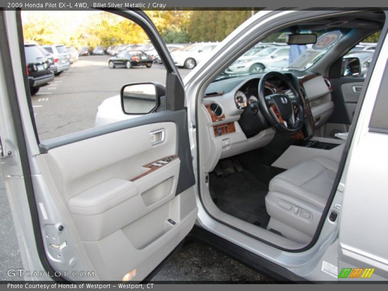 Billet Silver Metallic / Gray 2009 Honda Pilot EX-L 4WD