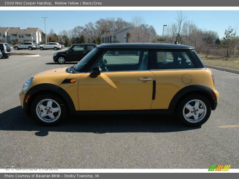 Mellow Yellow / Black/Grey 2009 Mini Cooper Hardtop