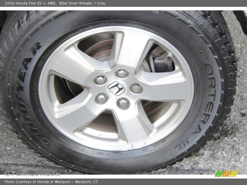 Billet Silver Metallic / Gray 2009 Honda Pilot EX-L 4WD