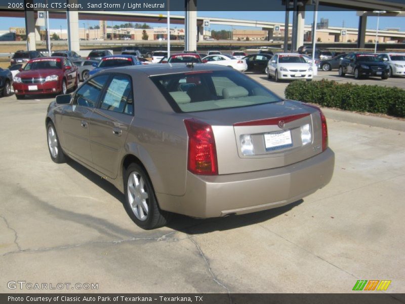 Sand Storm / Light Neutral 2005 Cadillac CTS Sedan