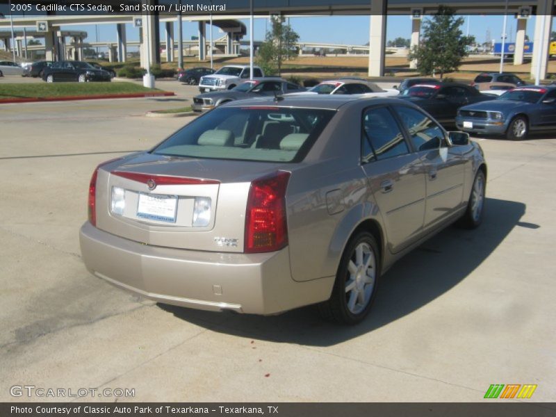 Sand Storm / Light Neutral 2005 Cadillac CTS Sedan