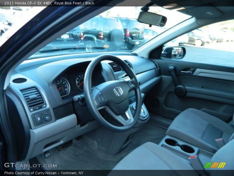 Royal Blue Pearl / Black 2011 Honda CR-V EX 4WD