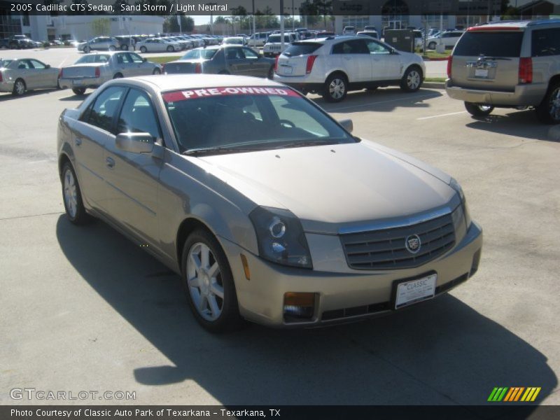Sand Storm / Light Neutral 2005 Cadillac CTS Sedan