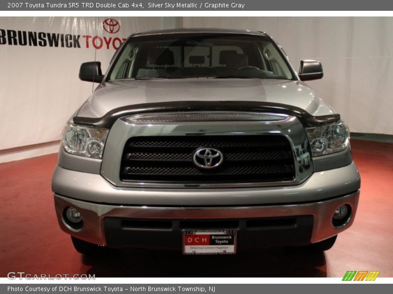 Silver Sky Metallic / Graphite Gray 2007 Toyota Tundra SR5 TRD Double Cab 4x4