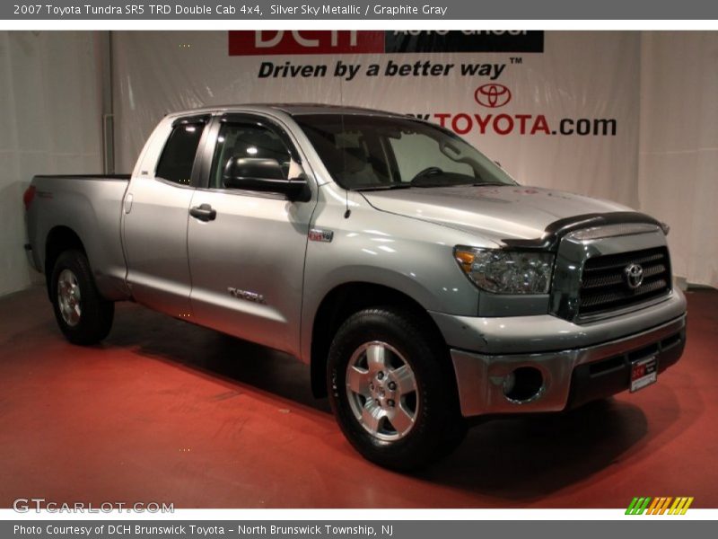 Silver Sky Metallic / Graphite Gray 2007 Toyota Tundra SR5 TRD Double Cab 4x4