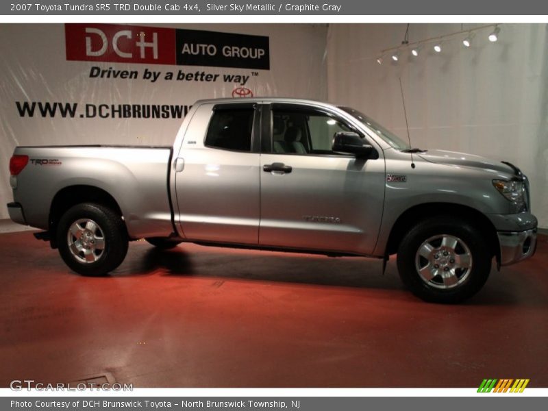 Silver Sky Metallic / Graphite Gray 2007 Toyota Tundra SR5 TRD Double Cab 4x4