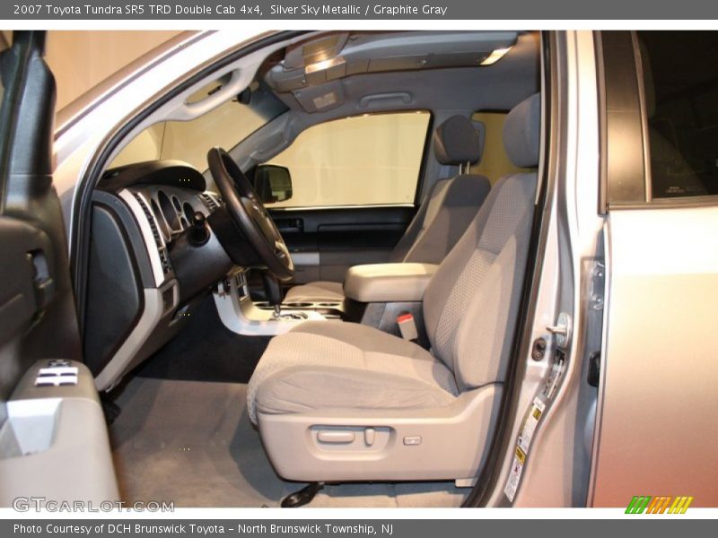 Silver Sky Metallic / Graphite Gray 2007 Toyota Tundra SR5 TRD Double Cab 4x4