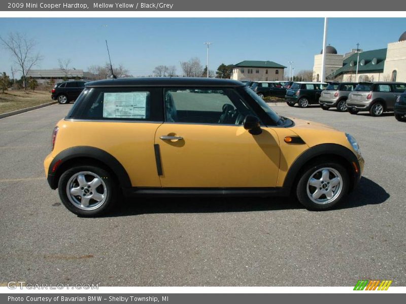 Mellow Yellow / Black/Grey 2009 Mini Cooper Hardtop
