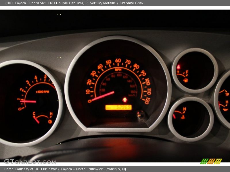 Silver Sky Metallic / Graphite Gray 2007 Toyota Tundra SR5 TRD Double Cab 4x4