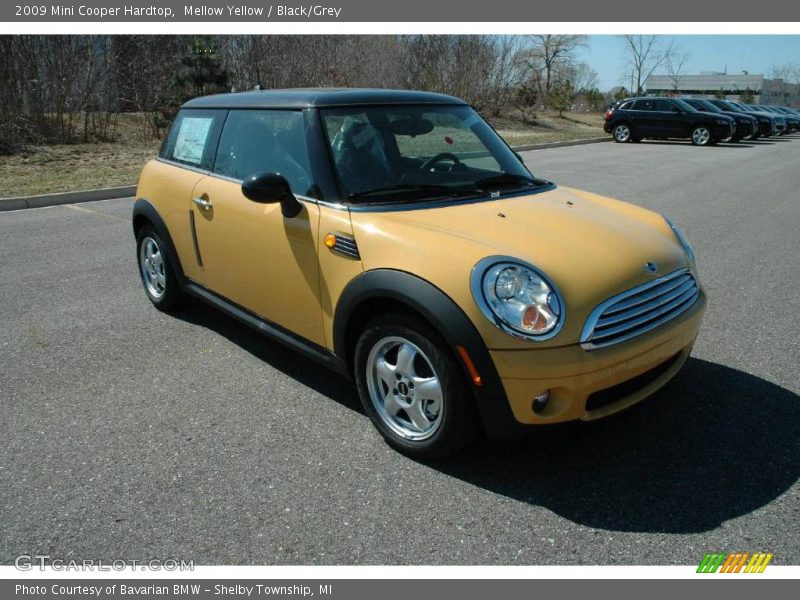 Mellow Yellow / Black/Grey 2009 Mini Cooper Hardtop