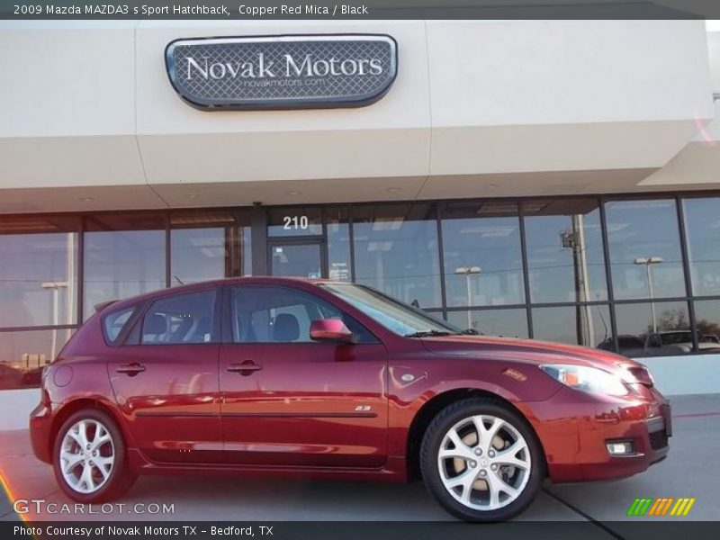 Copper Red Mica / Black 2009 Mazda MAZDA3 s Sport Hatchback