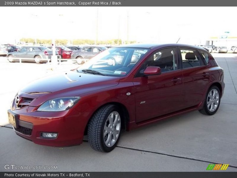 Copper Red Mica / Black 2009 Mazda MAZDA3 s Sport Hatchback